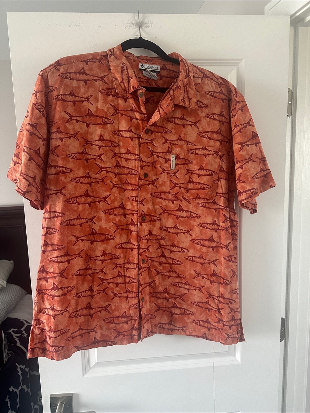 Columbia Button Down fishing shirt size XL